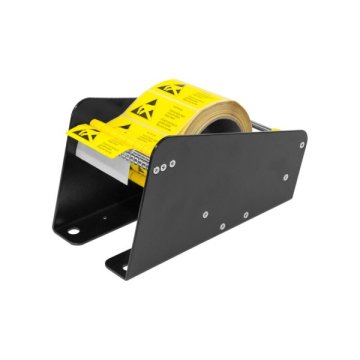 Etikettenspender mit eingelegter ESD-Rolle