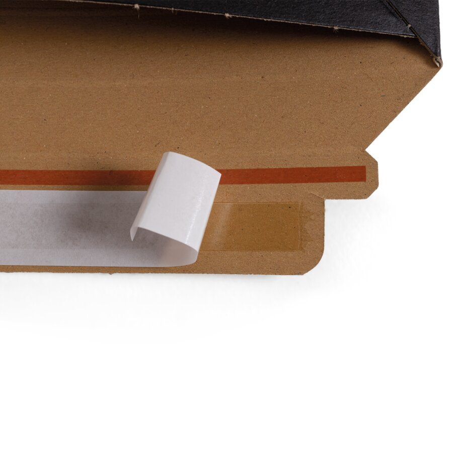 Selbstklebeverschluss und Aufreißfaden erlauben ein schnelles Schließen und Öffnen der Versandtasche Selbstklebeverschluss und Aufreißfaden erlauben ein schnelles Schließen und Öffnen der Versandtasche