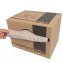 Klein, praktisch und mobil einsetzbar: Die Polsterpapier Spendebox ist ein praktischer Helfer beim Verpacken