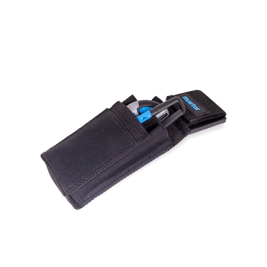 Gürteltasche von Martor fürs Schneidwerkzeug Mit dieser Gürteltasche sind die Schneidwerkzeuge sicher aufgehoben.