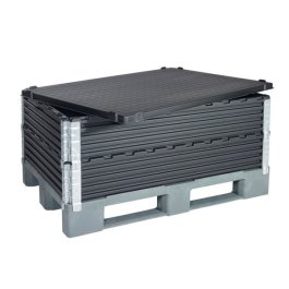 Kunststoffdeckel für Palettenaufsatzrahmen Kunststoffdeckel für Palettenaufsatzrahmen