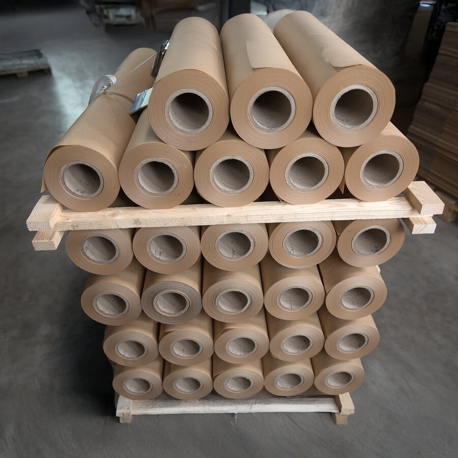 Zur Stabilisierung zwischen mehreren Lagen Rollen geeignet oder als Stabilisierung der untersten Rollen Zur Stabilisierung zwischen mehreren Lagen Rollen geeignet oder als Stabilisierung der untersten Rollen