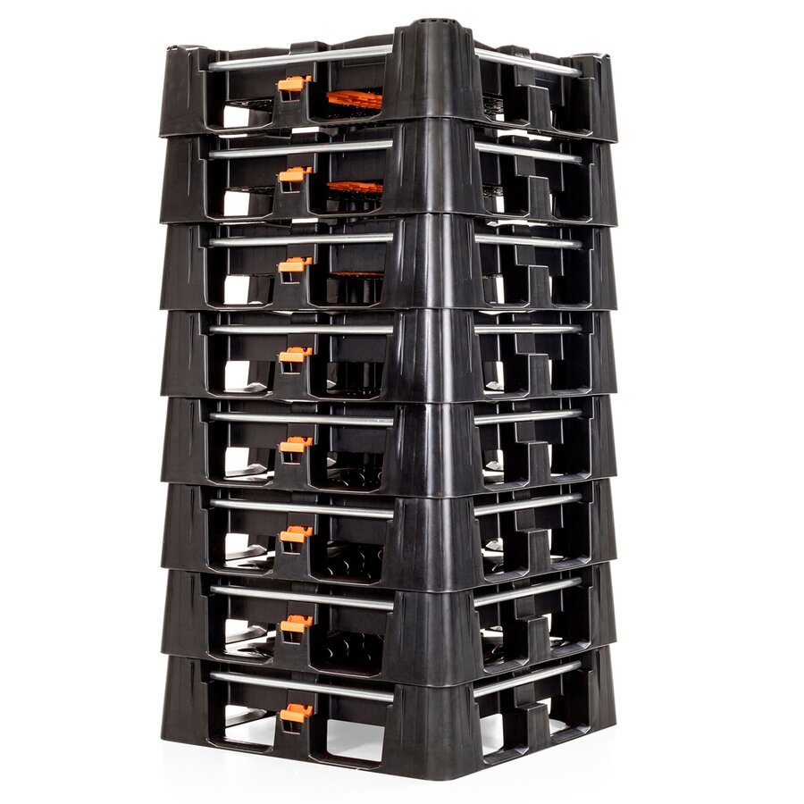 Sauber stapelbar und platzsparend Sauber stapelbar und platzsparend