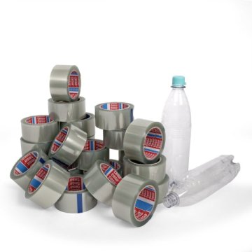 Transparentes Recyclingklebeband aus PCR und PET