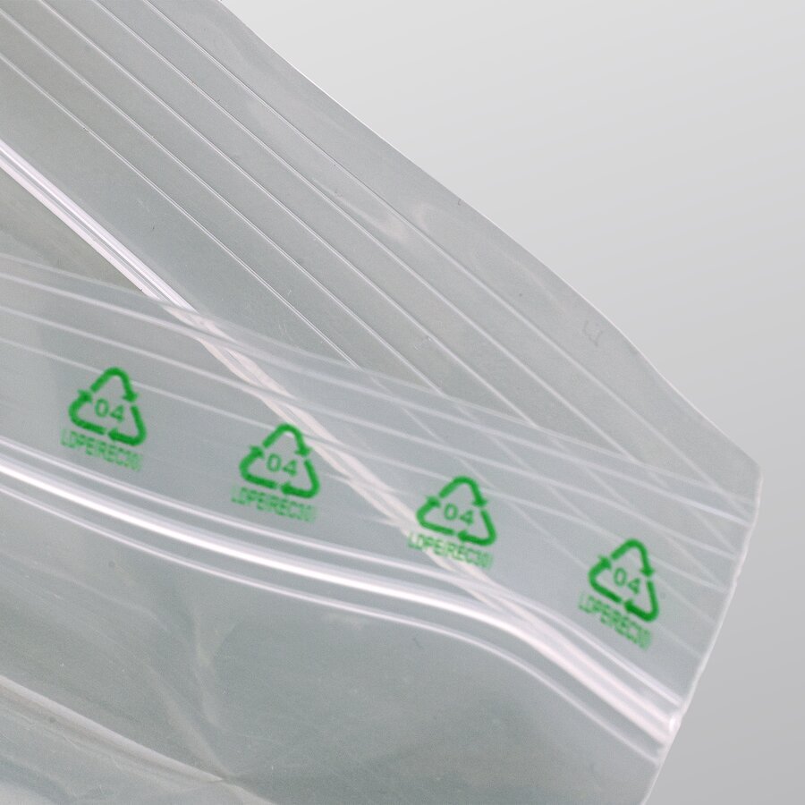 Druckverschlussbeutel, recycelt Druckverschlussbeutel, recycelt