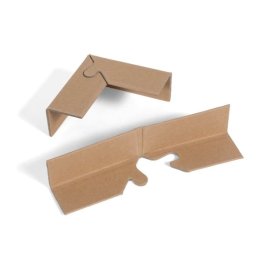 Schutzecke aus Vollpappe, mit Puzzle-Arretierung Schutzecke aus Vollpappe, mit Puzzle-Arretierung
