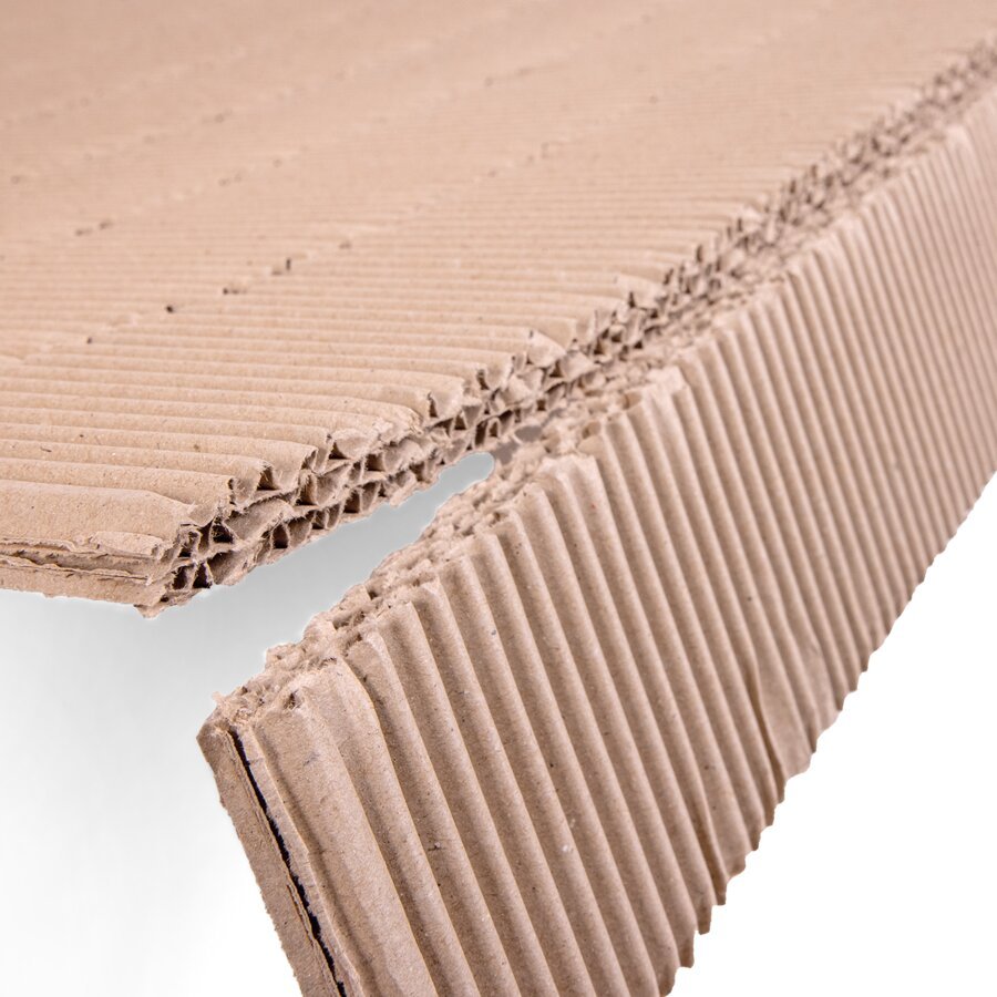 Packplatte, offene Welle mit Perforierung Packplatte, offene Welle mit Perforierung