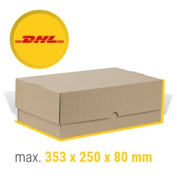 Stülpdeckelkarton für DHL Kleinpaket