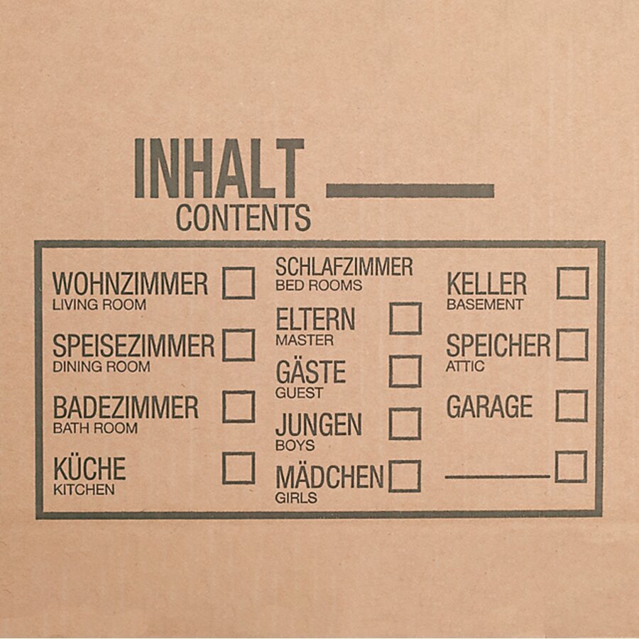 Beschriftungsfelder helfen bei der Organisation Beschriftungsfelder helfen bei der Organisation