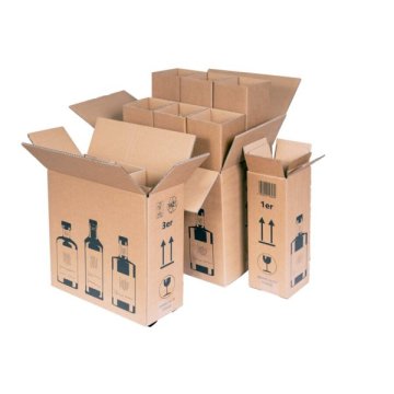 Versandkartons für Gin-Flaschen