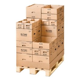 KLT-Behälter aus Wellpappe, stapelbar KLT-Behälter aus Wellpappe, stapelbar