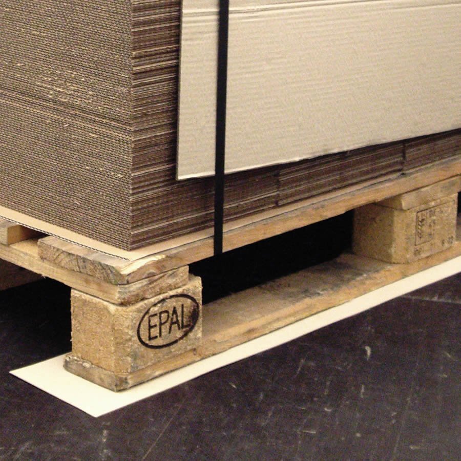 Optimale Sicherung von Paletten vor dem Verrutschen während des Transports Optimale Sicherung von Paletten vor dem Verrutschen während des Transports