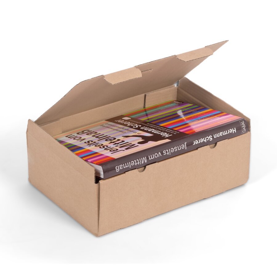 Der Aufrichte-Karton eignet sich ideal zum Versand leichter bis mittelschwerer Packstücke Der Aufrichte-Karton eignet sich ideal zum Versand leichter bis mittelschwerer Packstücke