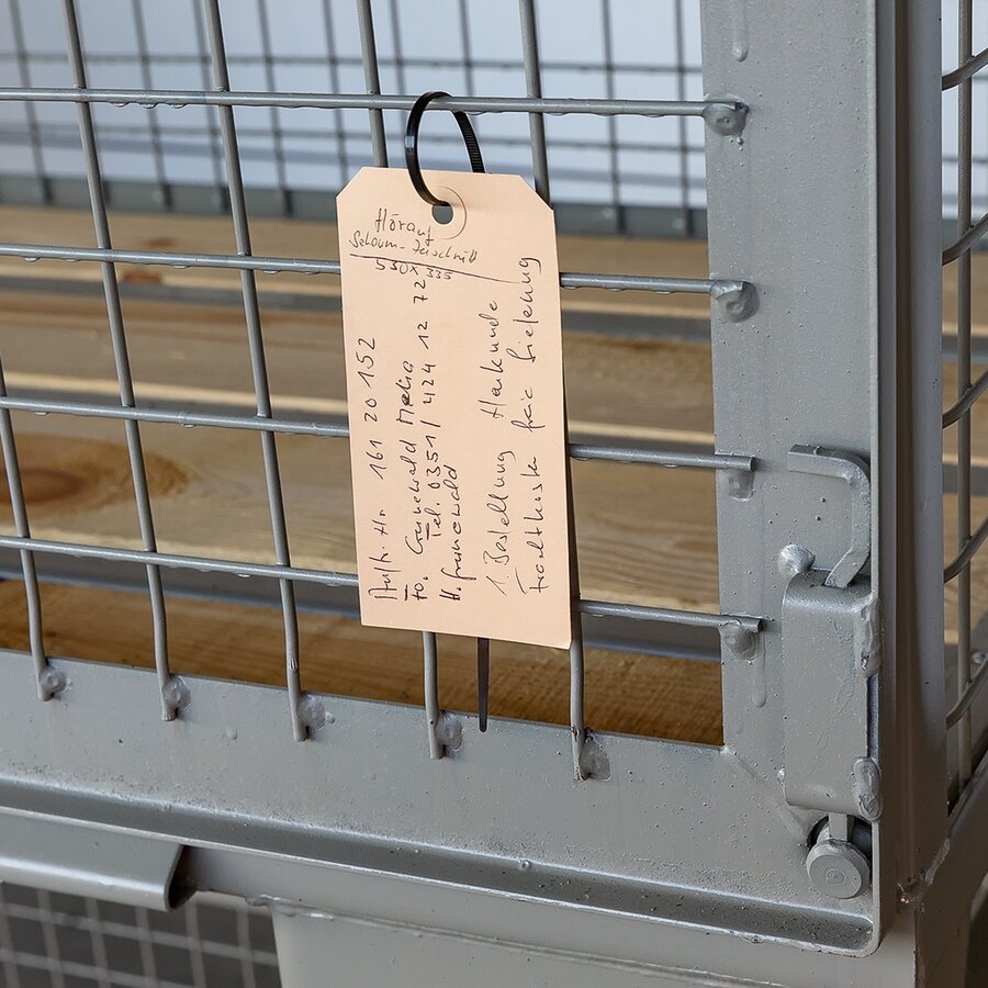 Kennzeichnen Sie z. B. Ihre Waren in Gitterboxen Kennzeichnen Sie z. B. Ihre Waren in Gitterboxen