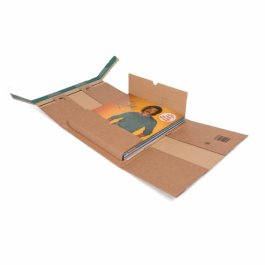 Buchverpackung mit Sicherheitsverschluss Buchverpackung mit Sicherheitsverschluss