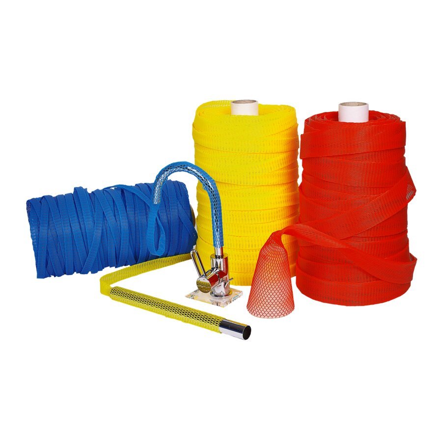 Kunststoff-Netzschlauch aus robustem Kunststofffaden Kunststoff-Netzschlauch aus robustem Kunststofffaden