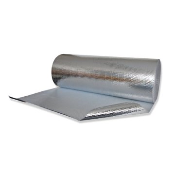 Metallisierte Luftpolsterfolie als Temperatur- und UV-Schutz