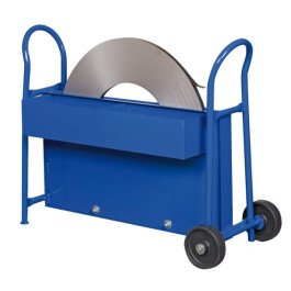 Abrollwagen für Stahlband, fahrbar Abrollwagen für Stahlband, fahrbar