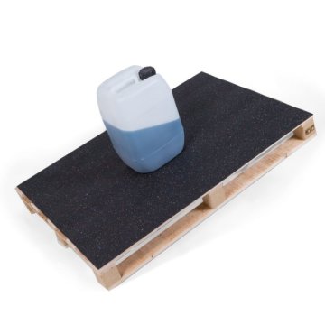 Mit der Gummimatte im praktischen Euroformat wird Ihre Palette im Handumdrehen zum sicheren Ladungsträger