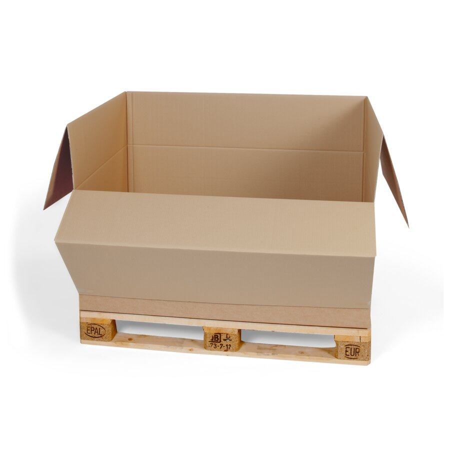 Der klassische Palettencontainer mit Ladeklappe Der klassische Palettencontainer mit Ladeklappe