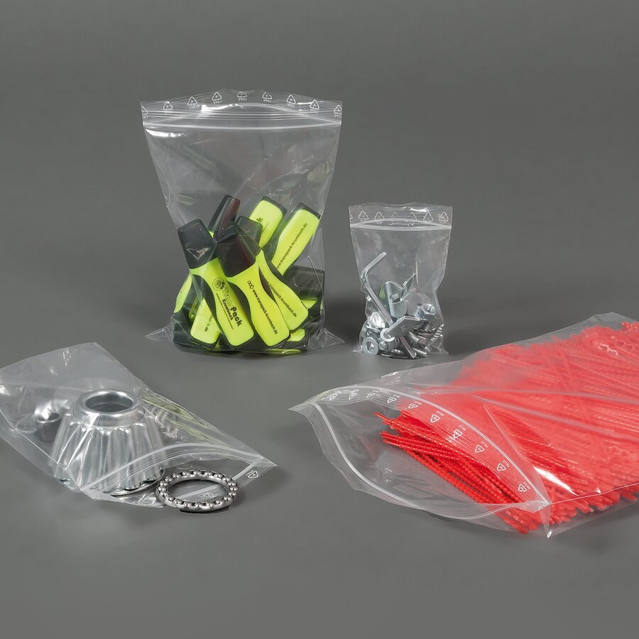 Druckverschlussbeutel in vielen verschiedenen Größen erhältlich Druckverschlussbeutel in vielen verschiedenen Größen erhältlich