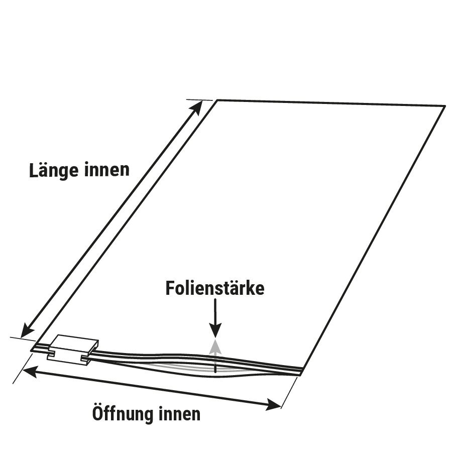 Schiebeverschlussbeutel Schiebeverschlussbeutel