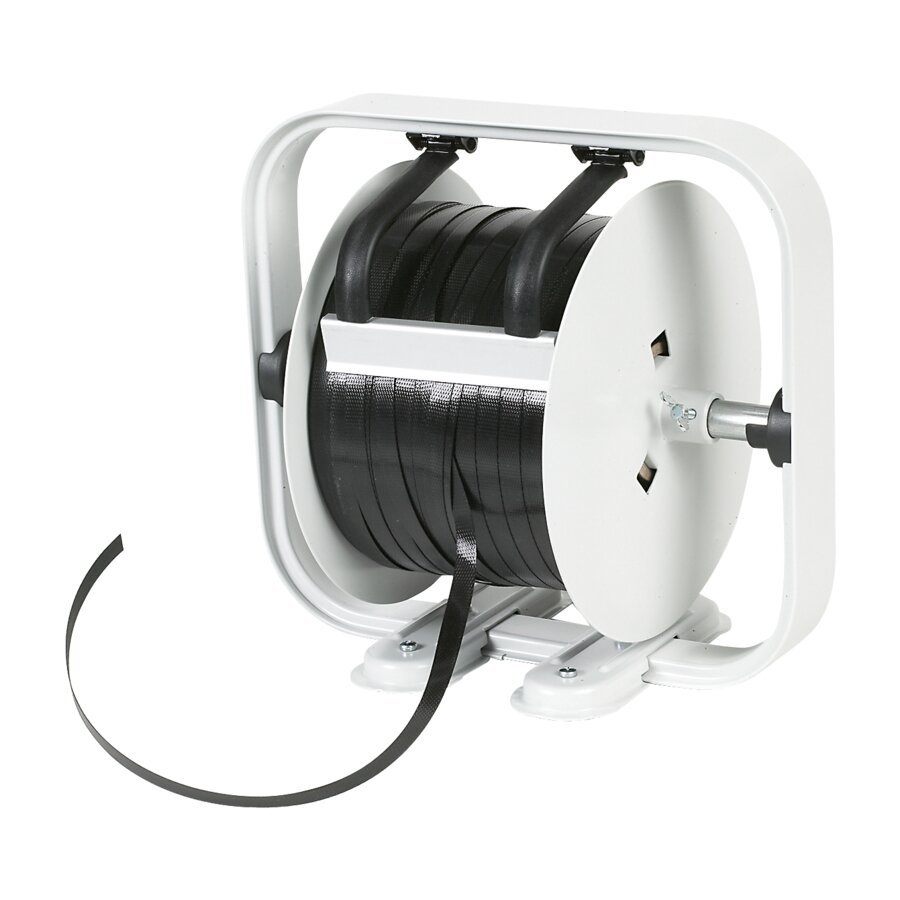 Mit diesem Abroller ist Ihr Umreifungsband immer griffbereit Mit diesem Abroller ist Ihr Umreifungsband immer griffbereit