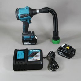 Akku-Gebläse Makita DAS180 für Stausäcke mit Mehrwegventil Akku-Gebläse Makita DAS180 für Stausäcke mit Mehrwegventil