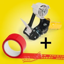 Siegelband + Abroller Spar-Set Siegelband + Abroller Spar-Set